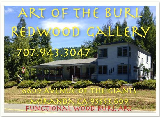 Art of the Burl Redwood Gallery