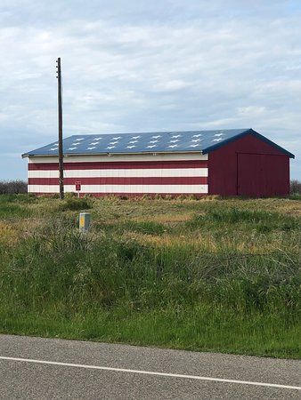 American Flag Barn
